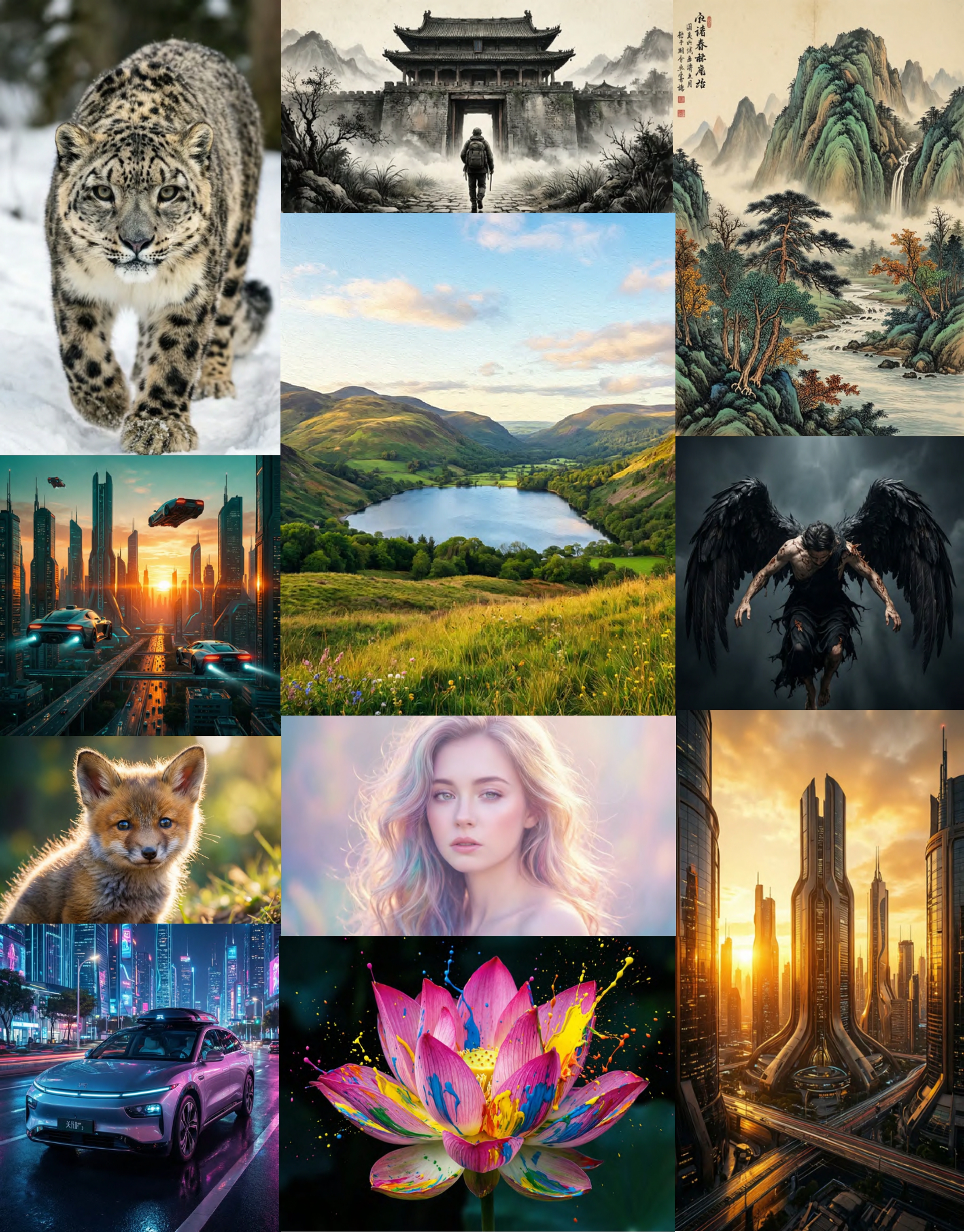 Generation qualitative results.