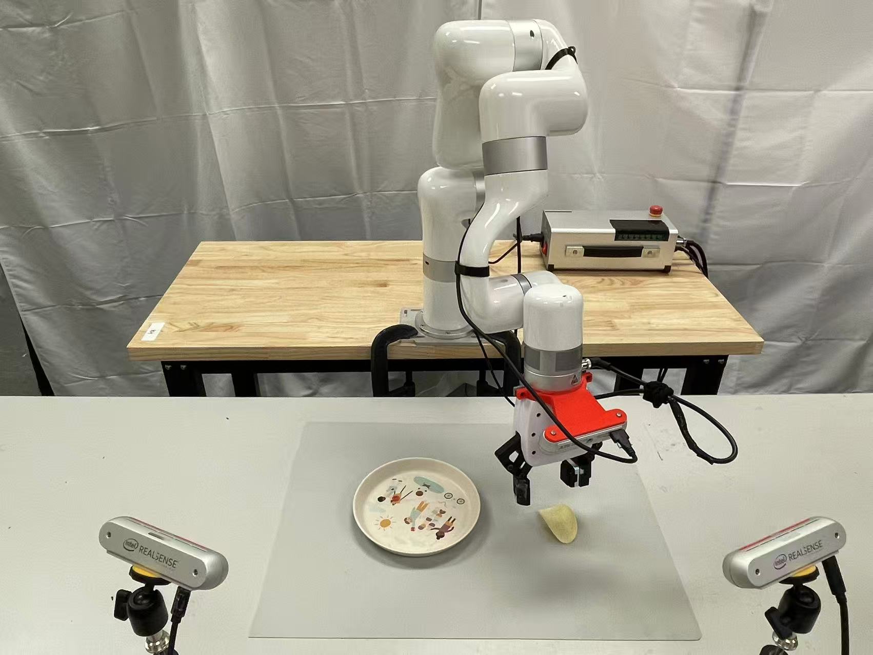 Robot experiment setup